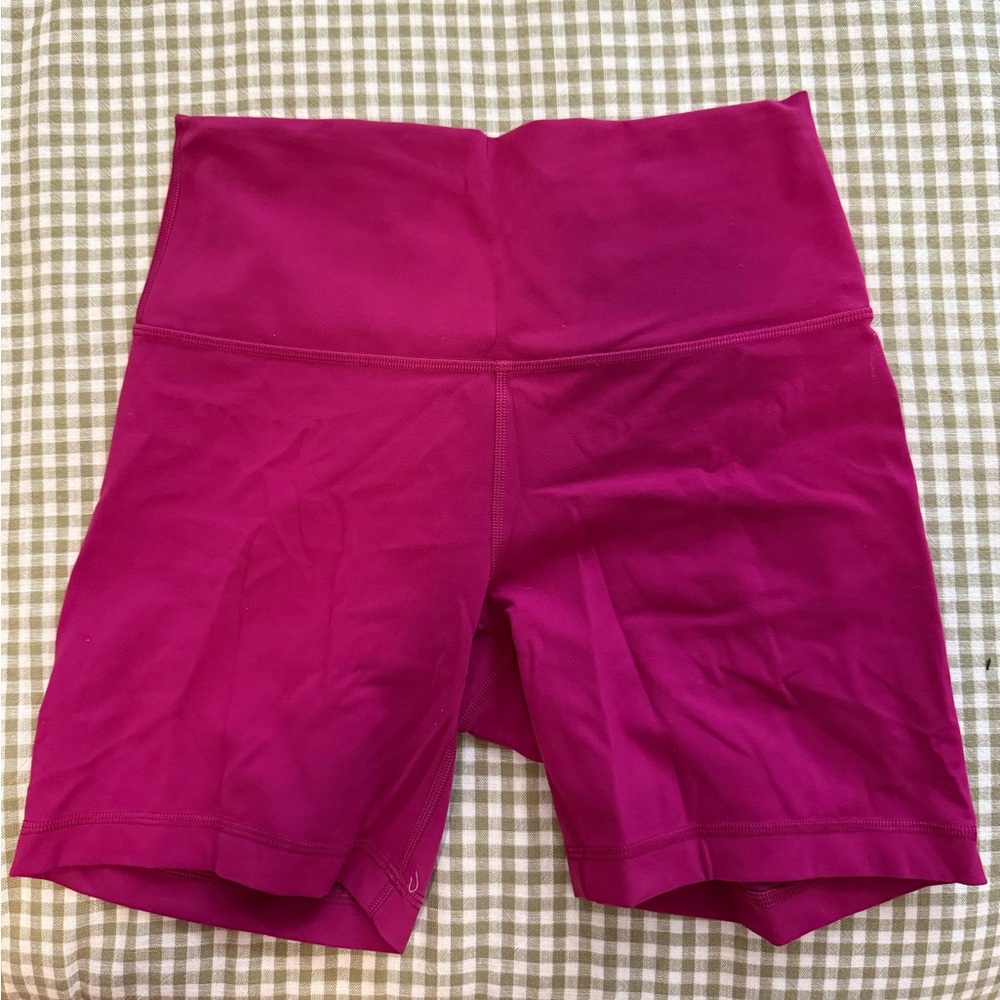 Lululemon Wunder Train 6” Biker Short Size 8